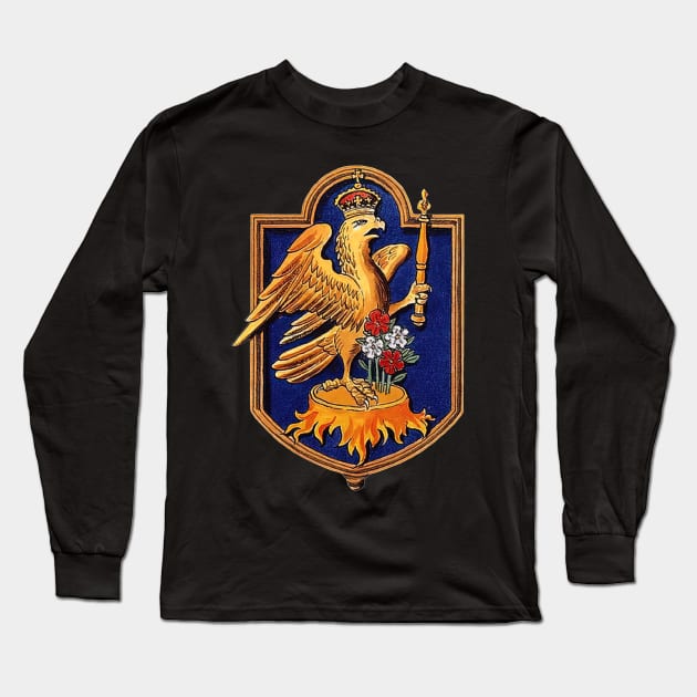 Anne Boleyn Royal Falcoln Badge Long Sleeve T-Shirt by Pixelchicken